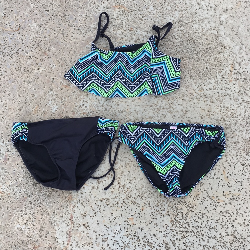 A 2piece justice swim suit